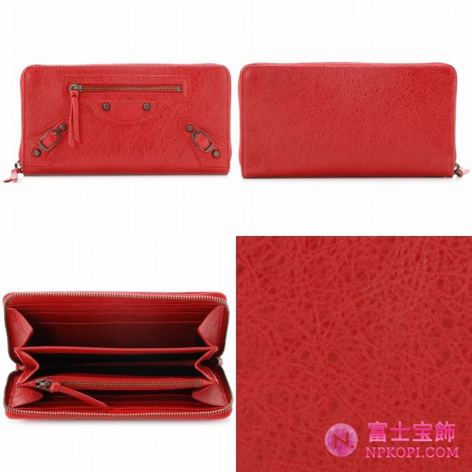 BALENCIAGA/バレンシアガ 2012年春夏CLASSIC CONTINENTAL2つ折り長財布 253036 D940T 6411
